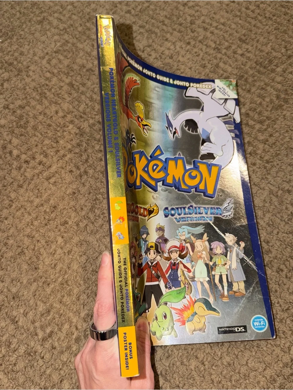 Pokémon HeartGold & SoulSilver Official Johto Guide & Pokédex with Map